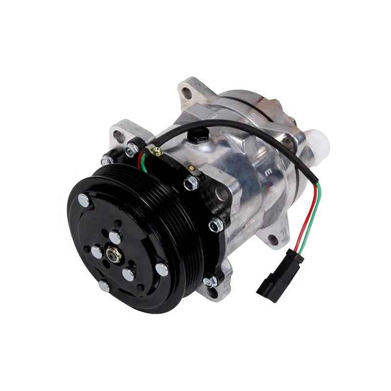 5PK AC Compressor 7279139 7023585 For Bobcat Skid Steer Loader S550 S590 S595 S630 S650-BeeSpareParts