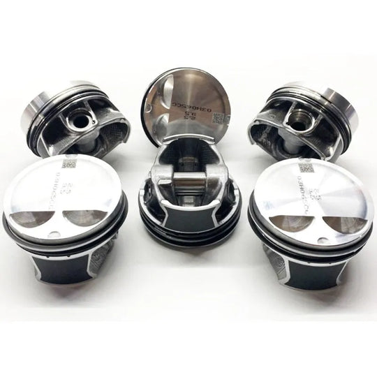6 PCS 03H107065CJ 03H 107 065 CJ Engine Piston Kit for VW Volkswagen Teramont 2.5T 03H107065CG 03H065CG 03H 107 065 CG STD-BeeSpareParts
