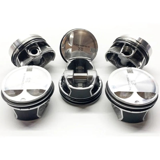 6 PCS 03H107065CJ 03H 107 065 CJ Engine Piston Kit for VW Volkswagen Teramont 2.5T 03H107065CG 03H065CG 03H 107 065 CG STD-BeeSpareParts