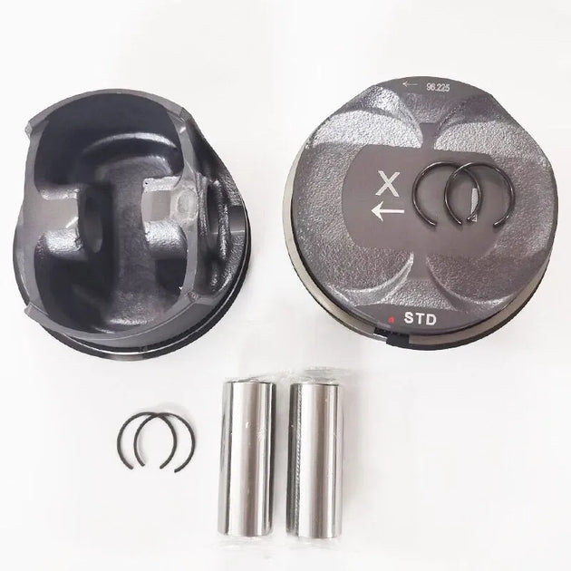 6 PCS 99610305219 996 103 052 19 99610305220 996 103 052 20 Piston for Porsche 911 996 997 3.6 V6 M96.03 M96.05 320HP STD 96MM-BeeSpareParts