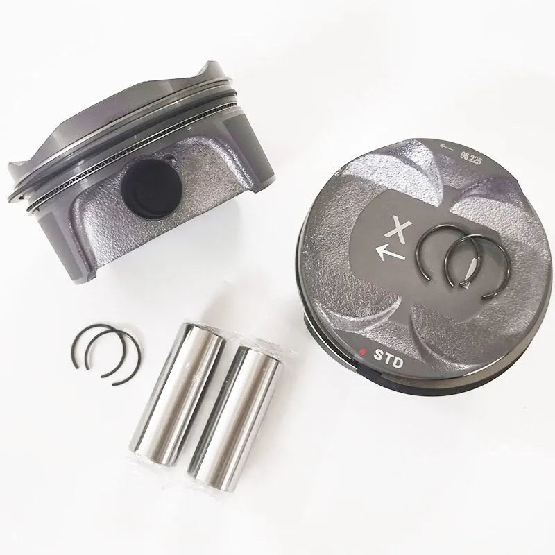 6 PCS 99610305219 996 103 052 19 99610305220 996 103 052 20 Piston for Porsche 911 996 997 3.6 V6 M96.03 M96.05 320HP STD 96MM-BeeSpareParts