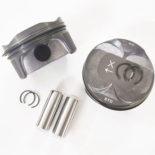 6 PCS 99610305219 996 103 052 19 99610305220 996 103 052 20 Piston for Porsche 911 996 997 3.6 V6 M96.03 M96.05 320HP STD 96MM-BeeSpareParts