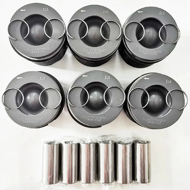 6 PCS LR018030 9X2Q-6K108-CB for Land Rover Jaguar 306DT DT20 AJD Citroen C5 Peugeot V6 3.0HDI 3.0D Range Rover Sport 3.0T TDV6-BeeSpareParts