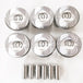 6 PCS 06E107065CF 06E107066CF 06E107065BM 06E107066BM 06E107065DE 06E107066DE Piston for Audi A6 A8 2.8L CCDA CCEA BDX CJBA STD-BeeSpareParts