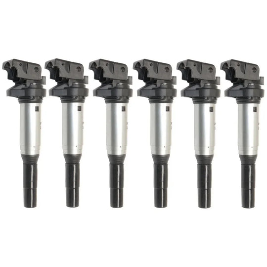 6 pcs Ignition Coils Metal Set for BMW 135i 335i 325i 535i X6 Z4 X3 X5-BeeSpareParts