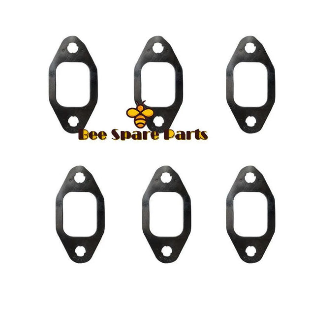 6 PCS New 3929881 Fits Cummins Exhaust Manifold Gasket-Replacement Aftermarket Parts