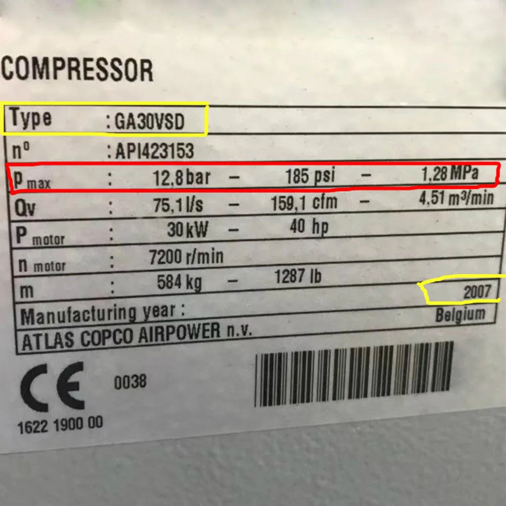 681004601 Controller Panel Membrane Keyboard Suitable for BOGE Compressor-BeeSpareParts
