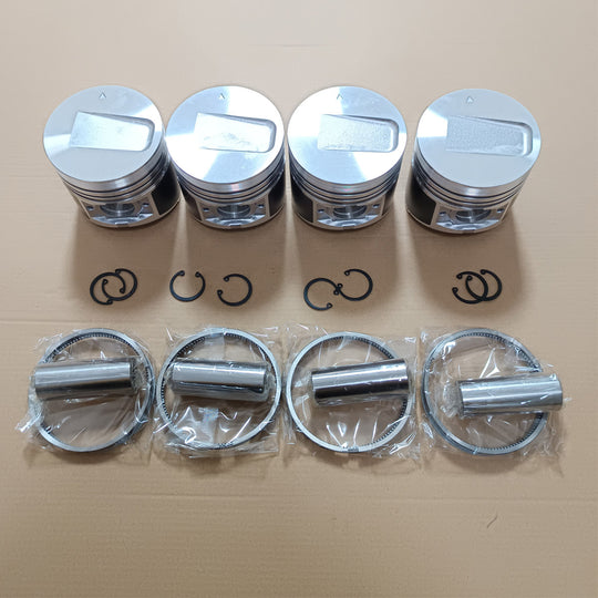 New 4 Sets STD Piston Kit With Ring 30H17-02110 Fit For Mitsubishi K4N Engine 90MM