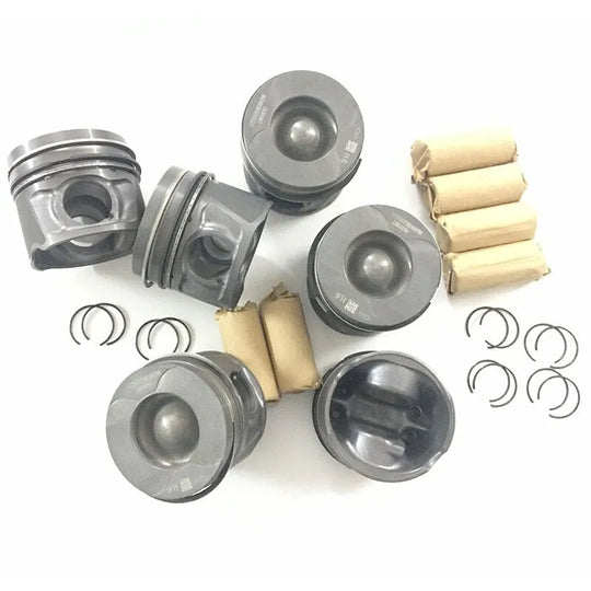 6PCS 87-432400-00 08-432400-00 Engine Piston for Jaguar Land Rover Range Rover Sport L320 Discovery LR4 L319 2.7 Diesel 276DT-BeeSpareParts
