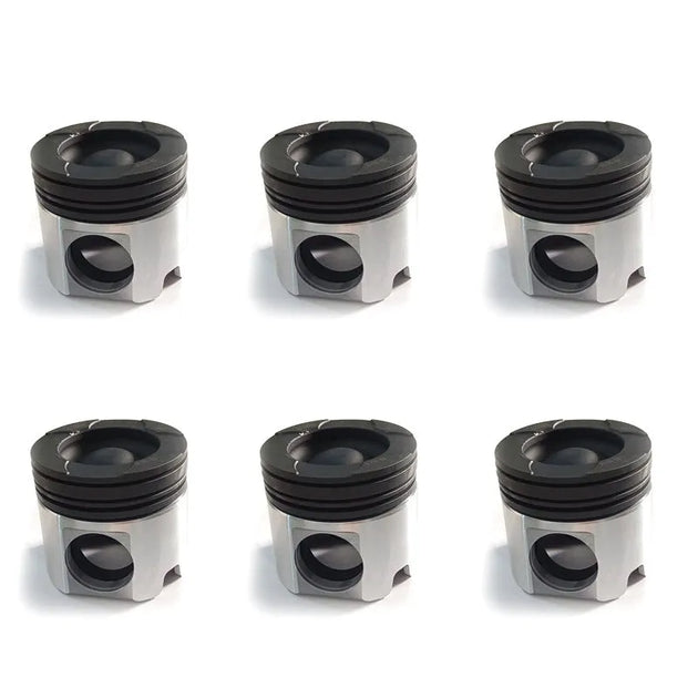 6PCS ISM11 QSM11 Diesel engine piston 4059948 4070653-商业/工业-BeeSpareParts