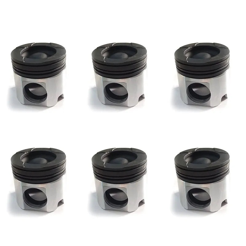 6PCS ISM11 QSM11 Diesel engine piston 4059948 4070653-商业/工业-BeeSpareParts