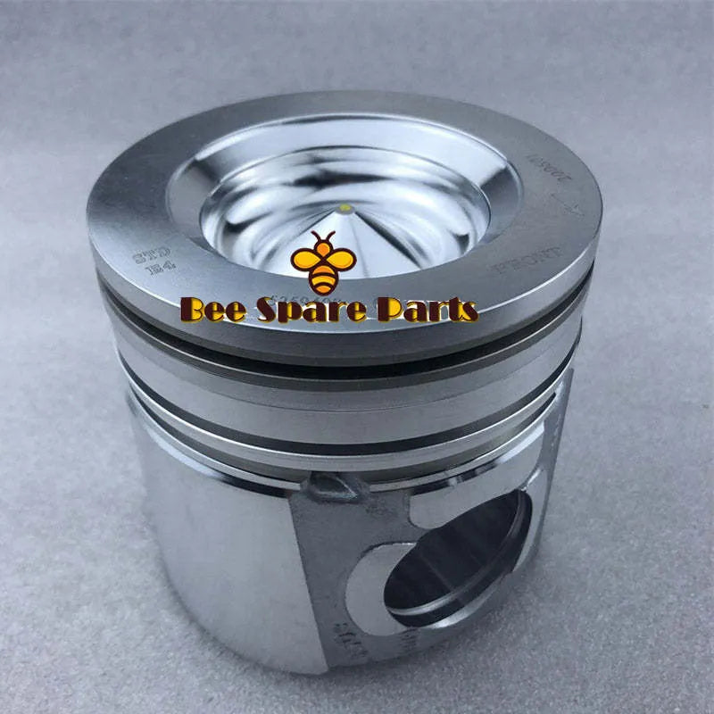6PCS piston 5259407 Fits Cummins ISDE 6D107 Diesel engine spare parts engine-商业/工业-BeeSpareParts