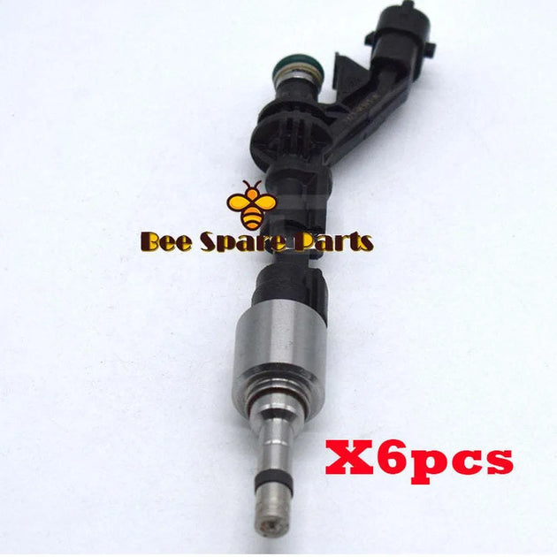 6PCS/Lot FX23-9F593-AC FUEL INJECTORS fit for Jaguar F-Type XJ XF XFR-S XFR XJR 3.0L V6 2013-2015 NO# FX23-9F593-AB FX239F593AC-BeeSpareParts