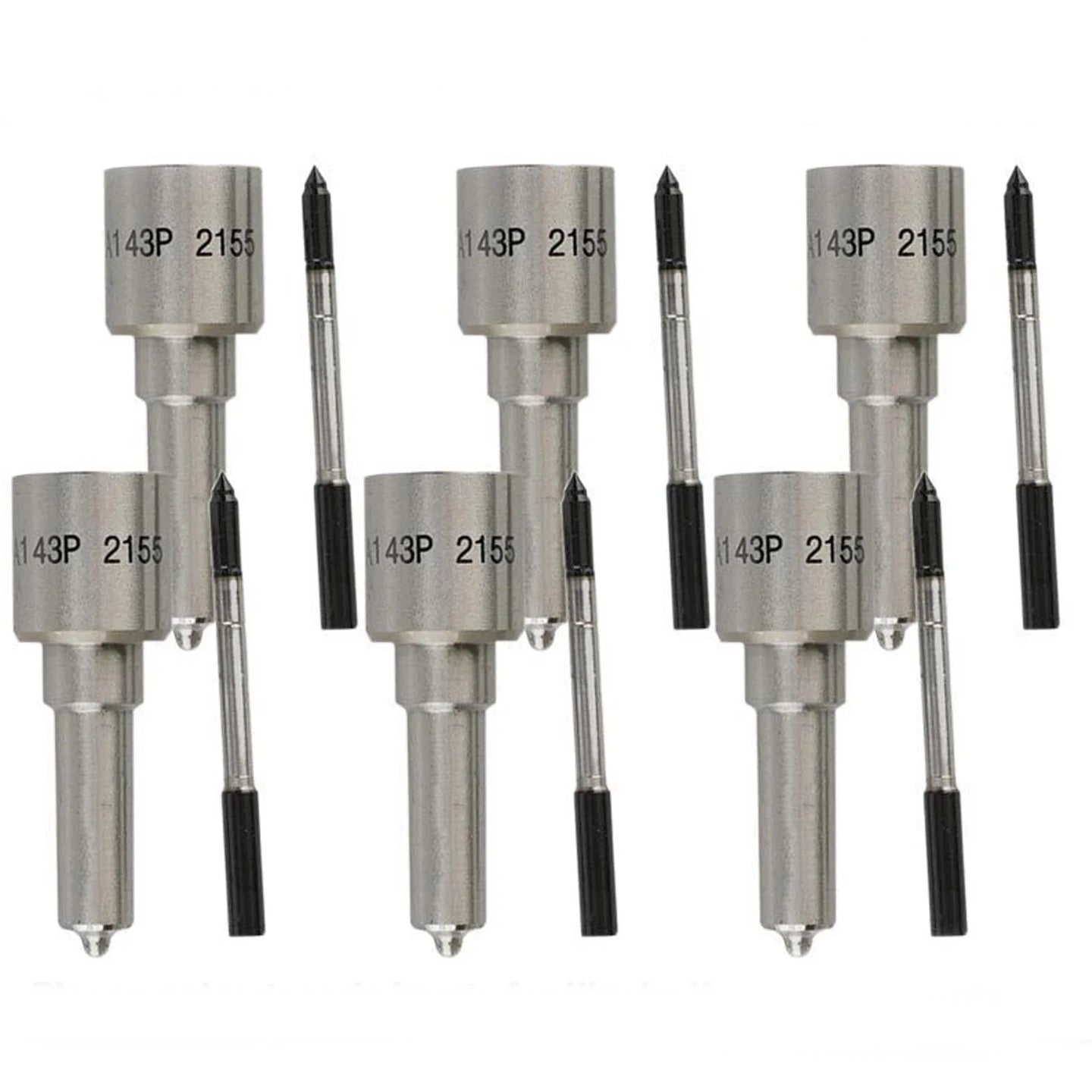 6Pcs Fuel Injector Nozzle DLLA143P2155 for 2007.5-2010 Dodge Ram 6.7L 0445120204-BeeSpareParts