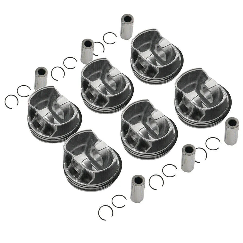 6X Engine Piston Ring Kit Φ88mm 2760306517 For Mercedes W205 W212 X166 M276 3.0T-BeeSpareParts