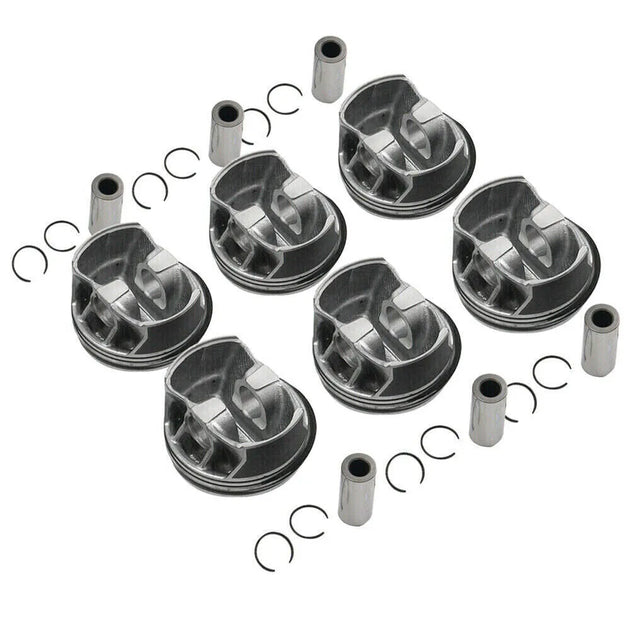 6X Engine Piston Ring Kit Φ88mm 2760306517 For Mercedes W205 W212 X166 M276 3.0T-BeeSpareParts