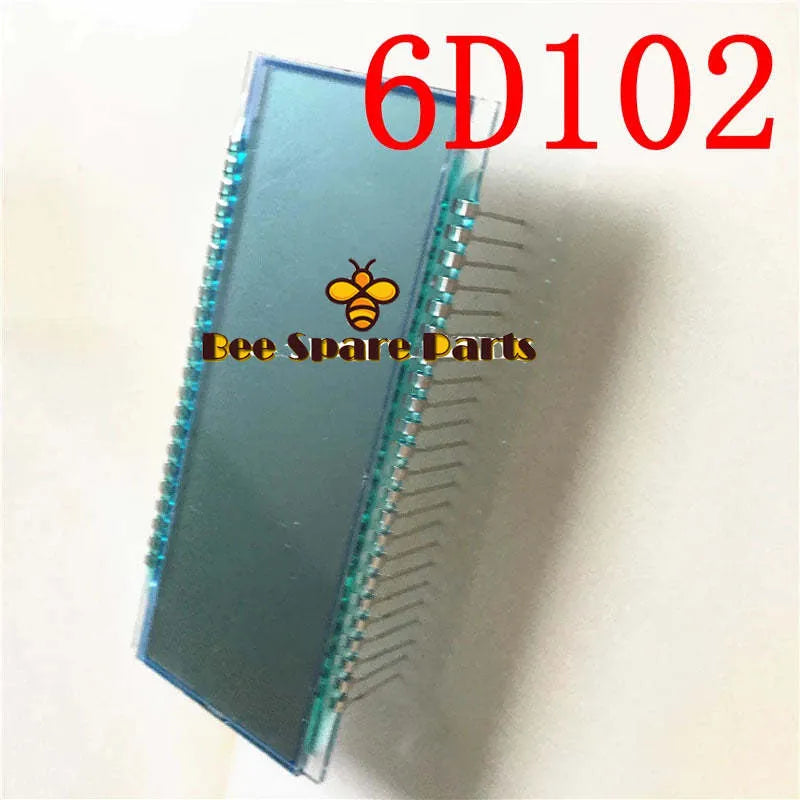 6D102 LCD Screen For Komatsu PC-6 PC200-6 PC220-6 PC300-6 Excavator Monitor-BeeSpareParts