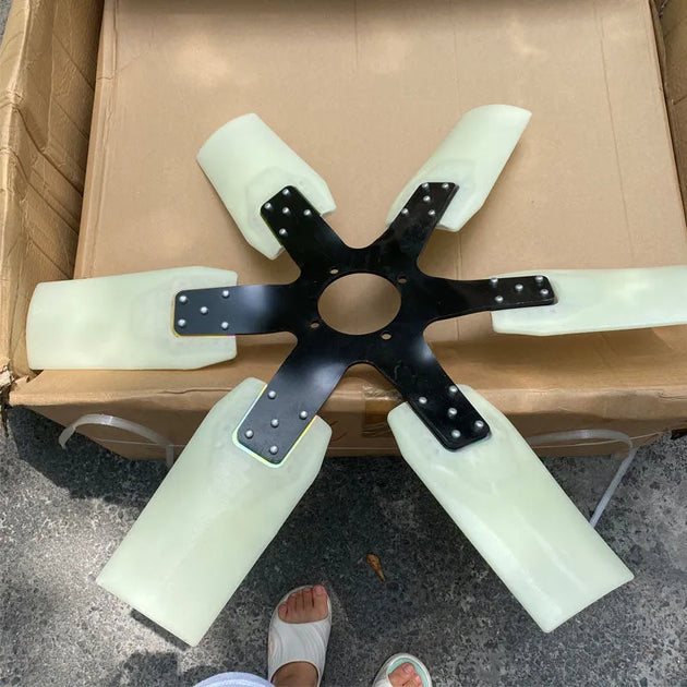 6D22 Engine Cooling Fan blade 30948-80400 for Excavator HD1250-BeeSpareParts
