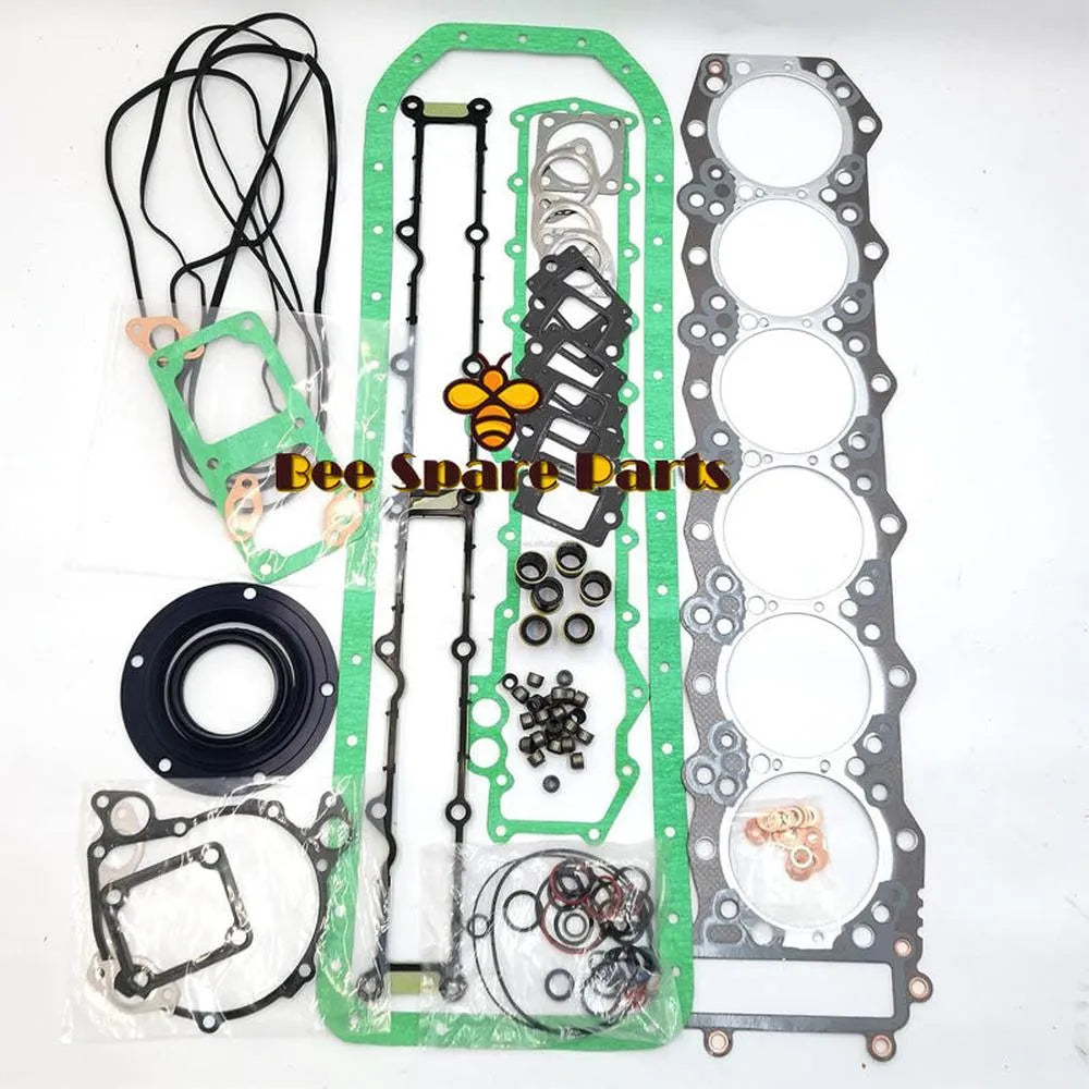 6M60-1AT 6M60 6M60T 6M61 Engine Overhaul Gasket Kit Set for Mitsubishi Bus Truck-Replacement Aftermarket Parts