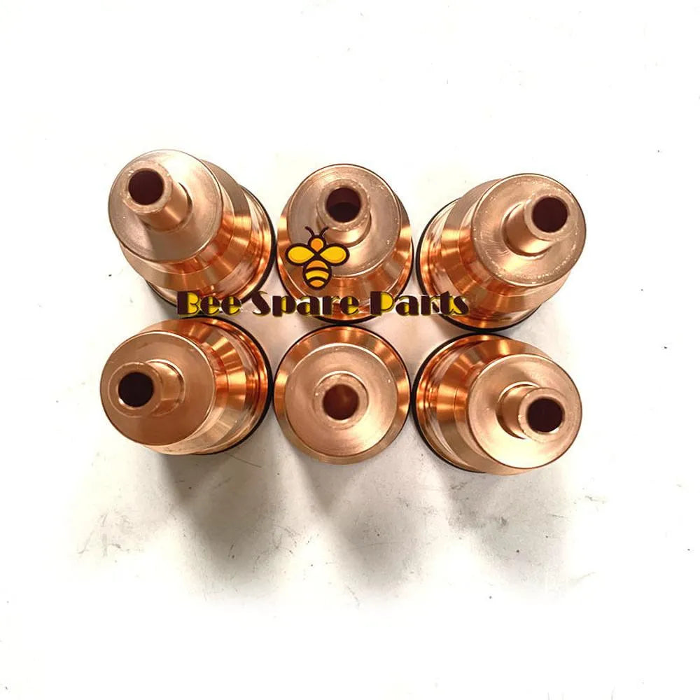 6*New Injector Sleeve Tube Copper 3183368 For Volvo D12/D13/16 Mack MP7/8/10-Replacement Aftermarket Parts