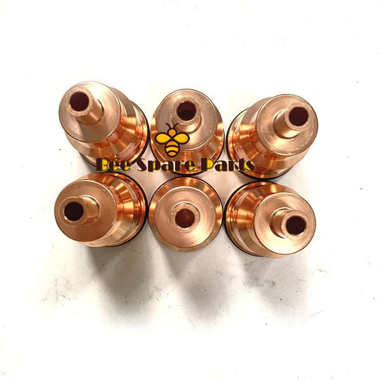 6*New Injector Sleeve Tube Copper 3183368 For Volvo D12/D13/16 Mack MP7/8/10-Replacement Aftermarket Parts