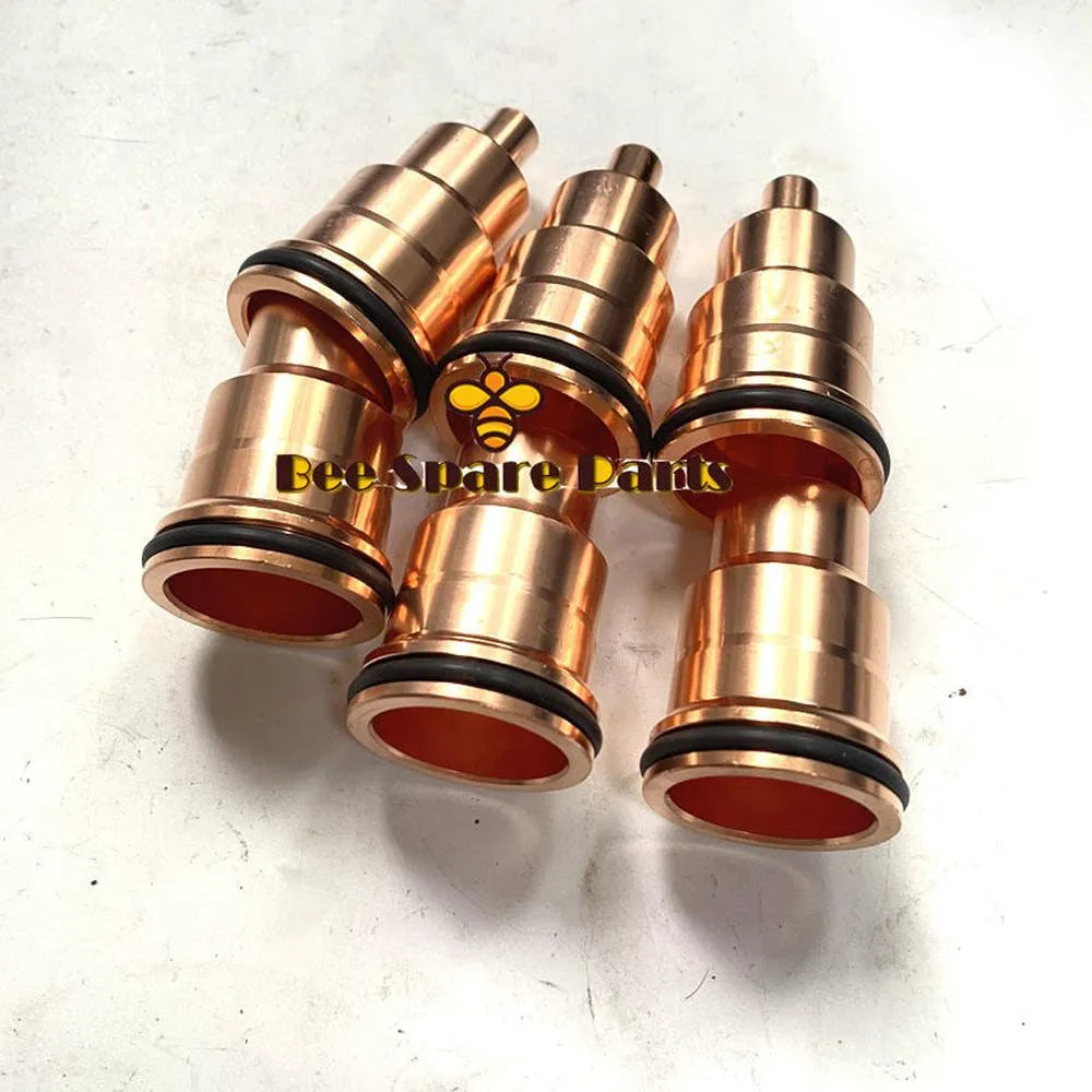 6*New Injector Sleeve Tube Copper 3183368 For Volvo D12/D13/16 Mack MP7/8/10-Replacement Aftermarket Parts