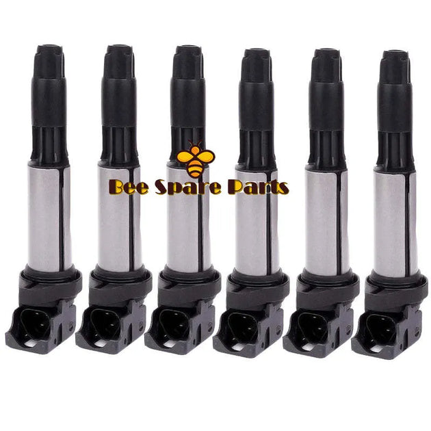 6P Ignition Coil fit for BMW E63 E64 E65 E66 E67 E70 E71 E72 E81 E82 E83 E84 E85 E86 E87 E88 E89 E90 E91 E92 E93 NO 12131712219-BeeSpareParts