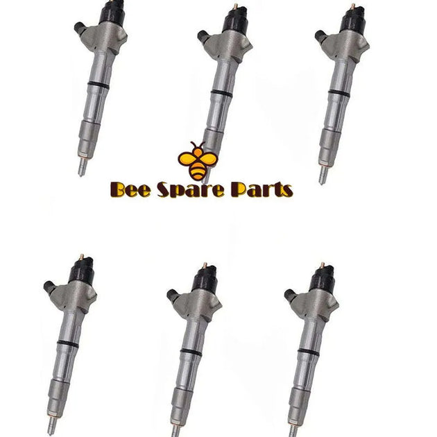 6PCS 0445120224 Auto Engine Injector Nozzle Set 0 445 120 224 for Weichai WD10-BeeSpareParts