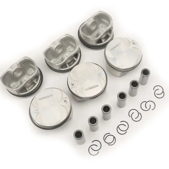 6pcs 11257561850 11257561848 Pistons Rings Set Φ82mm For BMW E60 E90 325i 523i N52B25 With 1 Year Warranty-BeeSpareParts