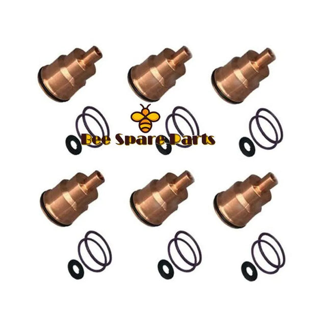 6pcs 21351717 Replaces D11 D12 D13 Diesel Engine Fuel Injector Sleeve Cup 85104134-BeeSpareParts
