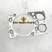 6pcs 612600040646 cylinder head gasket for weichai WD10G24062 engine-BeeSpareParts