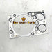 6pcs 612600040646 cylinder head gasket for weichai WD10G24062 engine-Replacement Aftermarket Parts