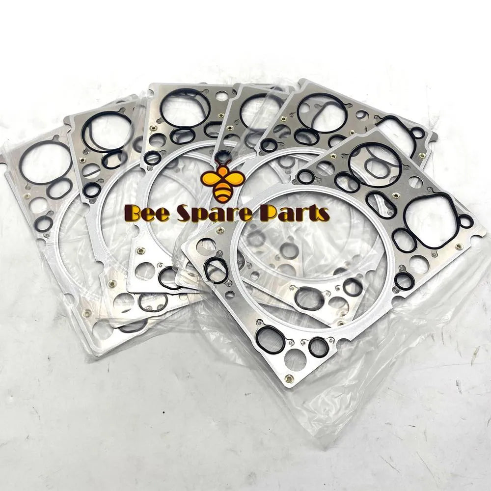 6pcs 612600040646 cylinder head gasket for weichai WD10G24062 engine-Replacement Aftermarket Parts