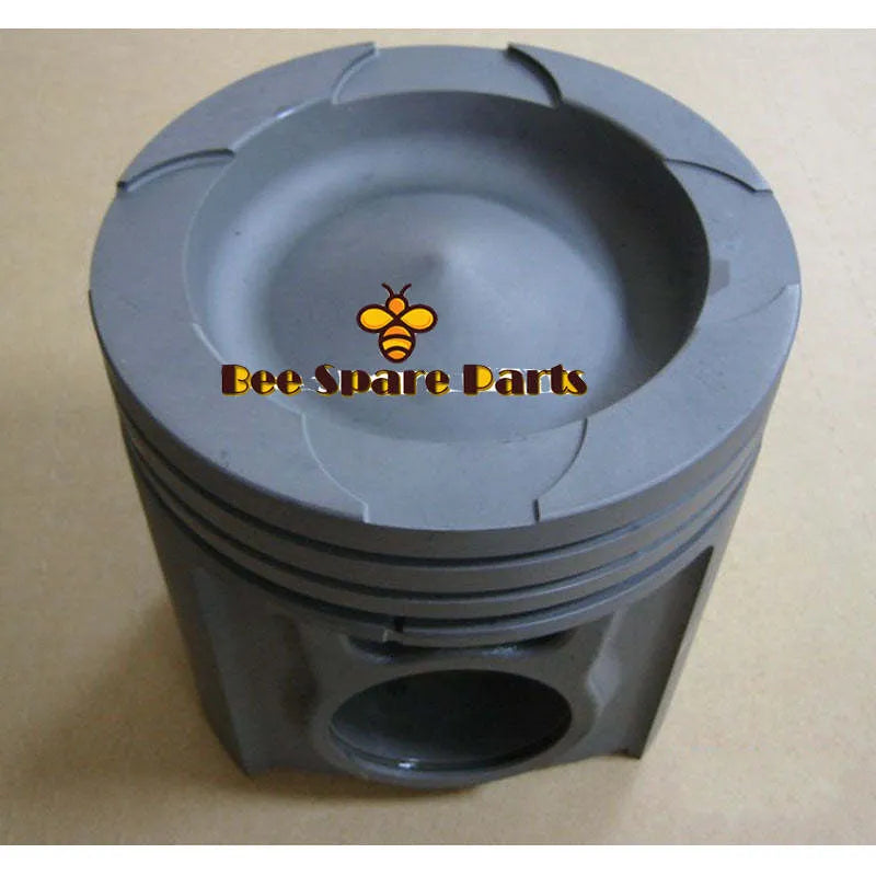 6pcs 6164312121 6164-31-2121 Piston Set for Komatsu Loader WA700-1 Diesel Engine S6D170 SA6D170-1-BeeSpareParts