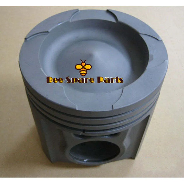6pcs 6164312121 6164-31-2121 Piston Set for Komatsu Loader WA700-1 Diesel Engine S6D170 SA6D170-1-BeeSpareParts