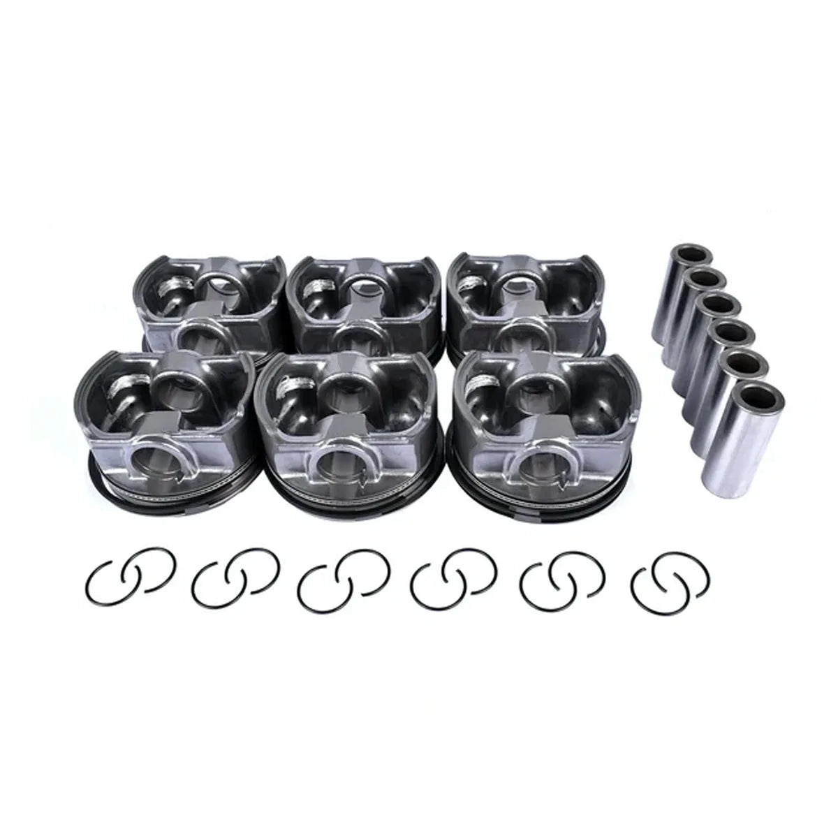 6PCS 84.00mm Pistons & Rings Set for BMW E46 E39 E60 E83 E85 M54B25 11257512526 11257509175-BeeSpareParts