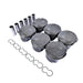 6PCS 84.00mm Pistons & Rings Set for BMW E46 E39 E60 E83 E85 M54B25 11257512526 11257509175-BeeSpareParts