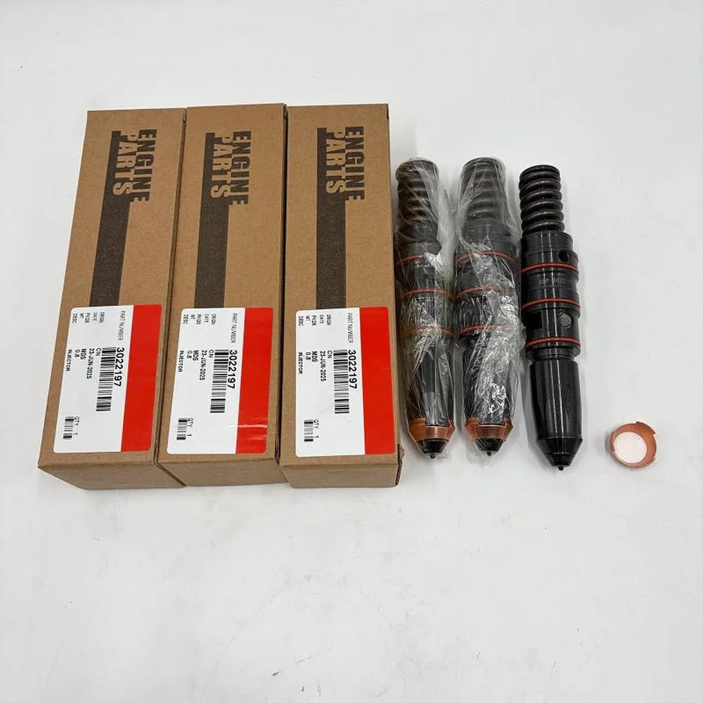 6pcs Fuel Injector 3022197 3005964 for Cummins Engine PTD K6 K19 QSK19G QSK19-商业/工业-BeeSpareParts