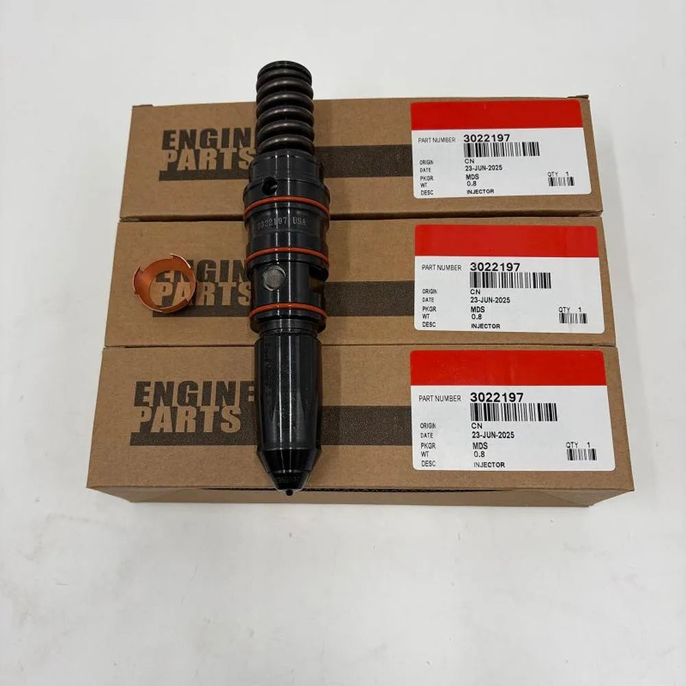 6pcs Fuel Injector 3022197 3005964 for Cummins Engine PTD K6 K19 QSK19G QSK19-商业/工业-BeeSpareParts