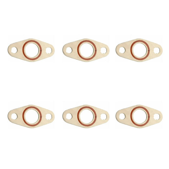 6pcs New Turbo Oil Drain Gasket Exhaust For Dodge 5.9 6.7L Cummins 4891288-Gasket & Gasket Kit-BeeSpareParts