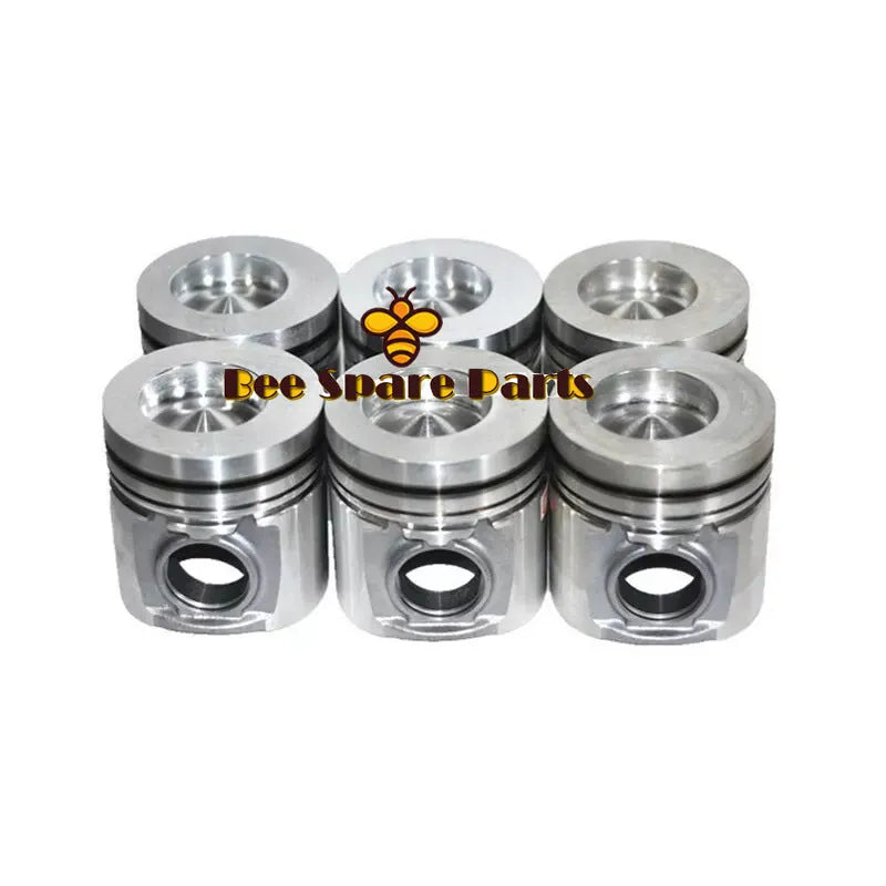 6pcs Piston 5332597 Fits Cummins Diesel Engine ISBE ISB3.9-商业/工业-BeeSpareParts