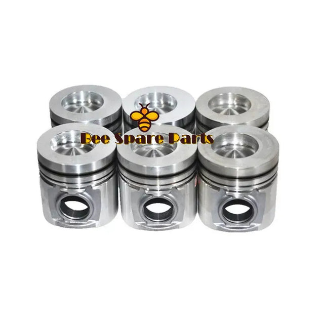 6pcs Piston 5332597 Fits Cummins Diesel Engine ISBE ISB3.9-商业/工业-BeeSpareParts