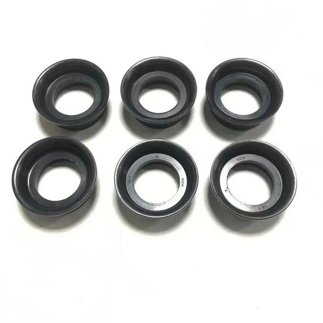 6PCS Car accessories MD198128 MD162076 6G72 6G74 V31 V43 Engine Parts SparK Plug Oil Seal Gasket For MITSUBISHI PAJERO SPORT V6-BeeSpareParts