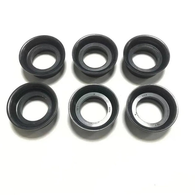 6PCS Car accessories MD198128 MD162076 6G72 6G74 V31 V43 Engine Parts SparK Plug Oil Seal Gasket For MITSUBISHI PAJERO SPORT V6-BeeSpareParts