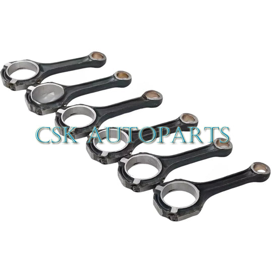 6Pcs Connecting Rods For Mercedes-Benz S350 W204 W211 W221 M272 3.0 3.5-BeeSpareParts