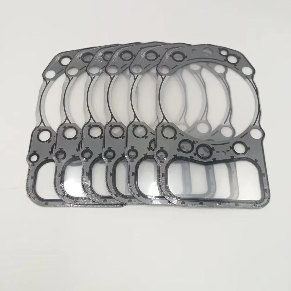 6PCS Engine Head Gasket 2501-72100 32501-32300 32501-82800 For Mitsubishi S6A2-PTA S6A3 S12A2-BeeSpareParts