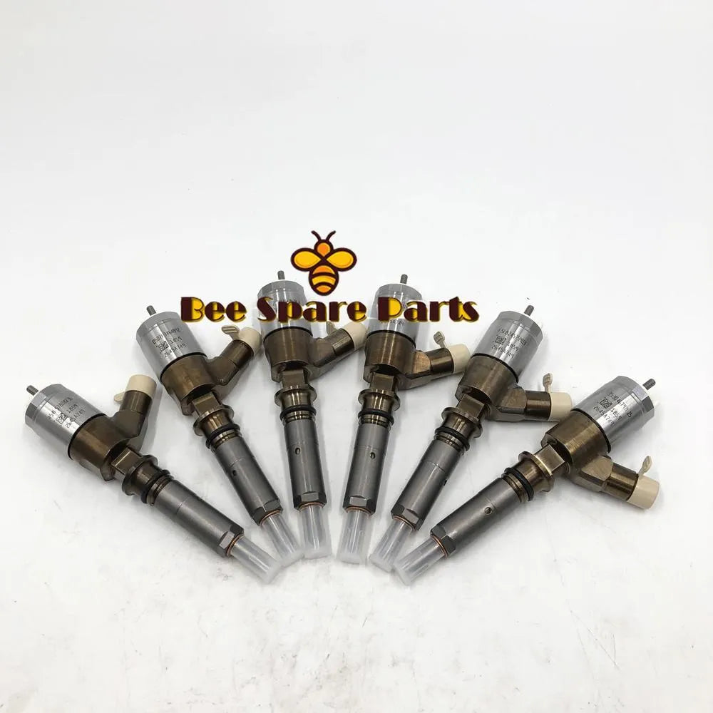 6pcs Fuel Injector 2645A753 321-3600 for CAT Caterpillar Perkins C6.4 / C6.6 / C4.4-BeeSpareParts