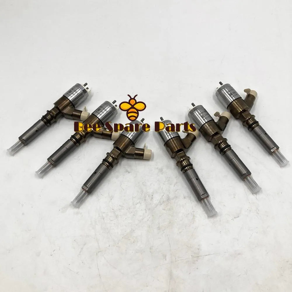 6pcs Fuel Injector 2645A753 321-3600 for CAT Caterpillar Perkins C6.4 / C6.6 / C4.4-BeeSpareParts