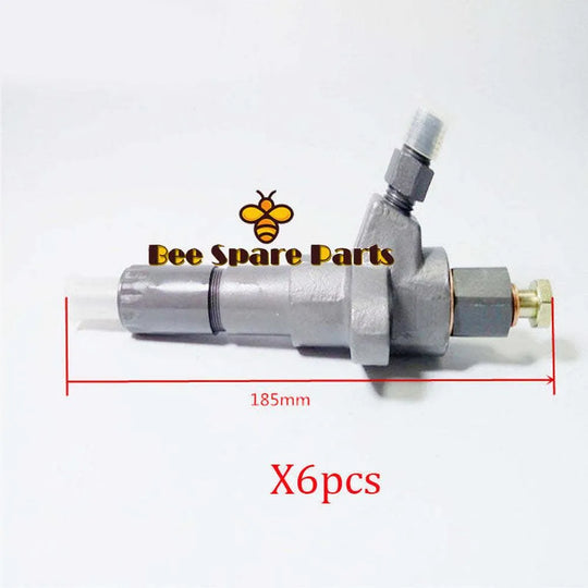 6PCS Fuel Injector for ISUZU 6BG1 1-15300169-1 1153001691 Hitachi JCB ZX200-Replacement Aftermarket Parts
