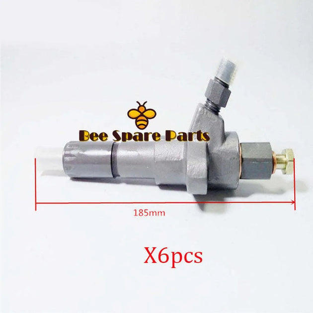 6PCS Fuel Injector for ISUZU 6BG1 1-15300169-1 1153001691 Hitachi JCB ZX200-Replacement Aftermarket Parts